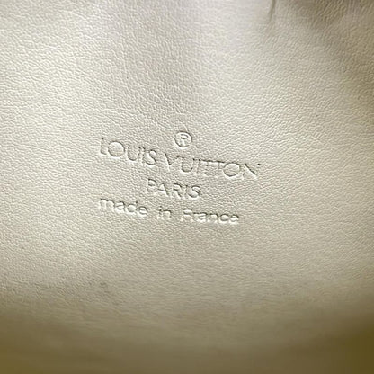 Louis Vuitton Shoulder Bag Monogram Vernis Wooster M91075 Lime Yellow Leather