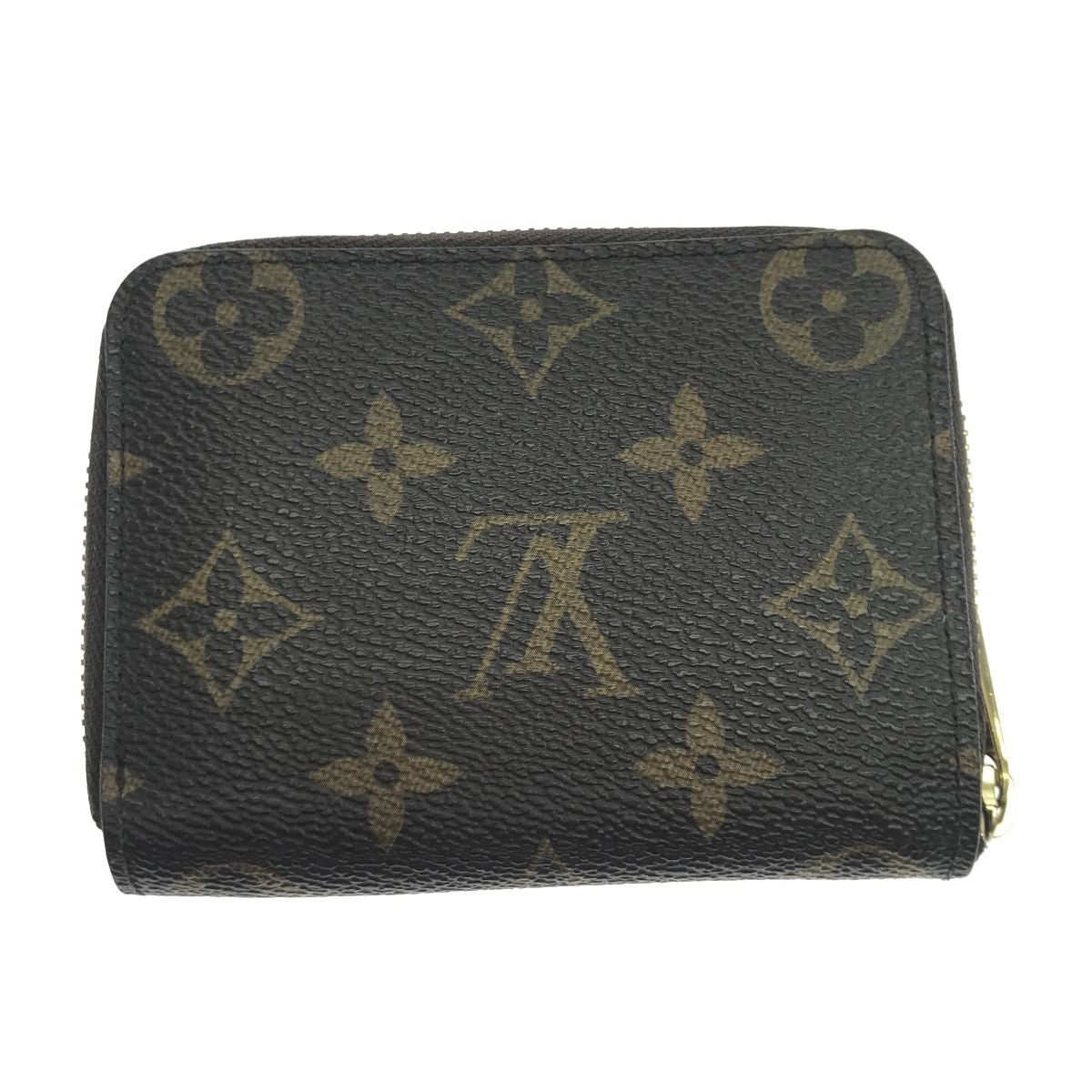Louis Vuitton Coin Case Monogram Zippy Coin Purse M60067 Brown