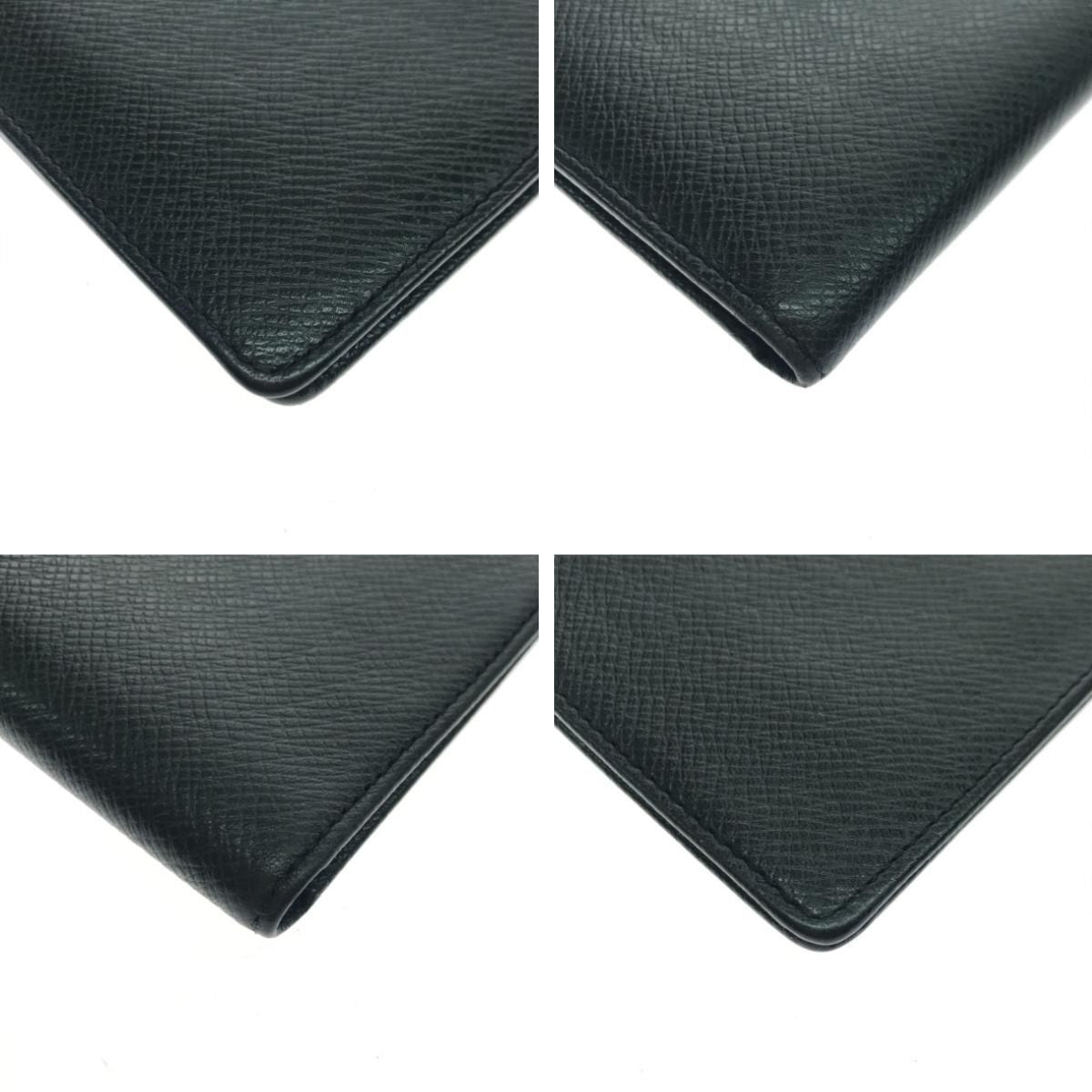 Louis Vuitton Long Wallet Taiga Porte Valeur Cult Credit M30392 Ardoise