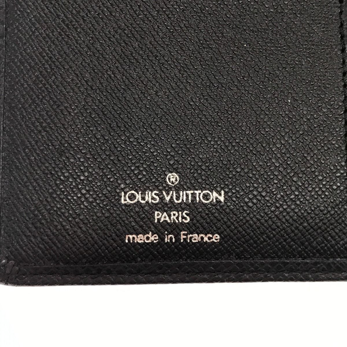 Louis Vuitton Long Wallet Taiga Porte Valeur Cult Credit M30392 Ardoise