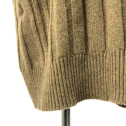 Hermes | 2018aw | Cashmere Turtleneck Ribbed Knit Dress | 34 | Beige | Women