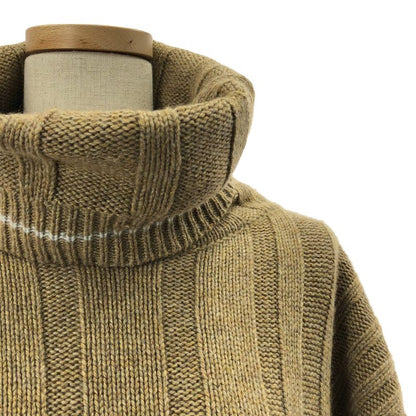 Hermes | 2018aw | Cashmere Turtleneck Ribbed Knit Dress | 34 | Beige | Women