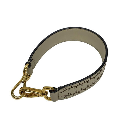 Fendi Shoulder Bag Mont Trezor 8bs010 Beige and Dark Brown Mini Bag Draw String