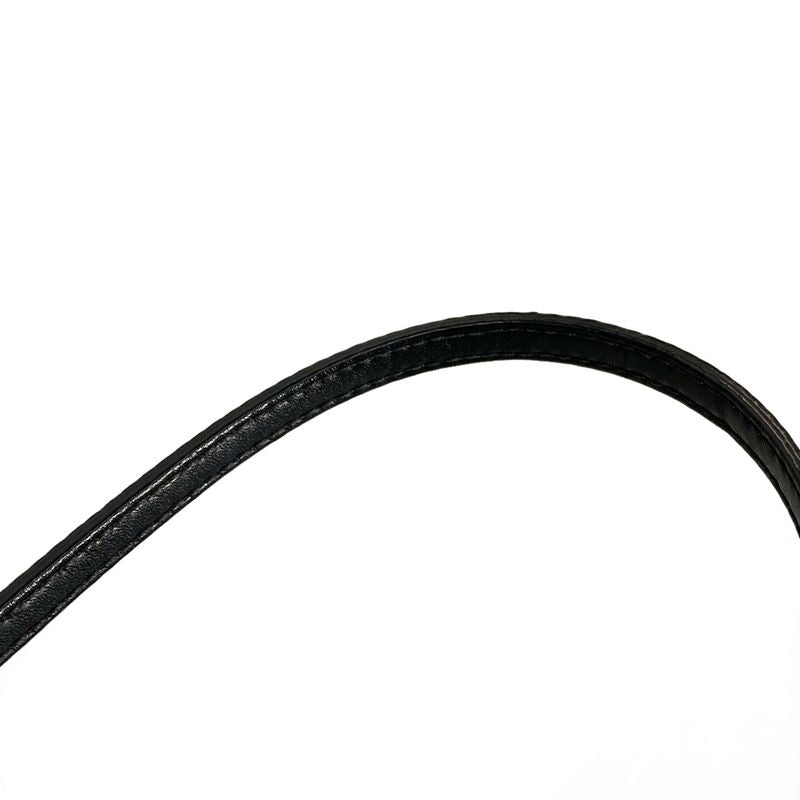 Fendi Shoulder Bag Mon Trezor 8bs010 Dark Brown and Black Shape Pressed Mini