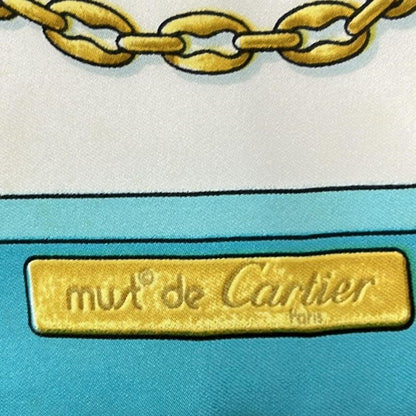 Cartier Scarf - Ivory X Light Blue X Multi