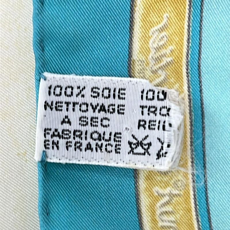 Cartier Scarf - Ivory X Light Blue X Multi