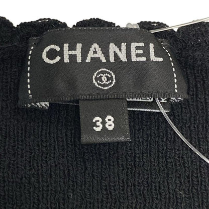 Chanel Dress Size 38 M Women - P78389 Black V-Neck Sleeveless Mini Knit