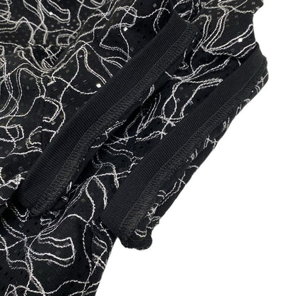 Chanel Short Sleeve Cut and Sewn Size M Women's - P78741 Black and White