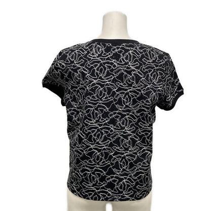 Chanel Short Sleeve Cut and Sewn Size M Women's - P78741 Black and White