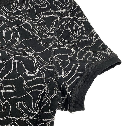 Chanel Short Sleeve Cut and Sewn Size M Women's - P78741 Black and White