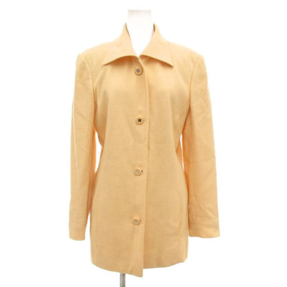 Celine Jacket Decorated Buttons Backless Orange Uo