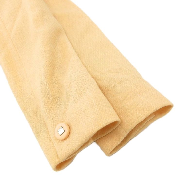 Celine Jacket Decorated Buttons Backless Orange Uo