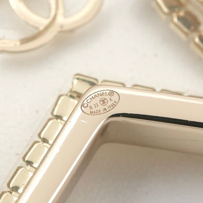 Chanel Brooch Corsage Gold Clear Coco Mark Star Rhinestone