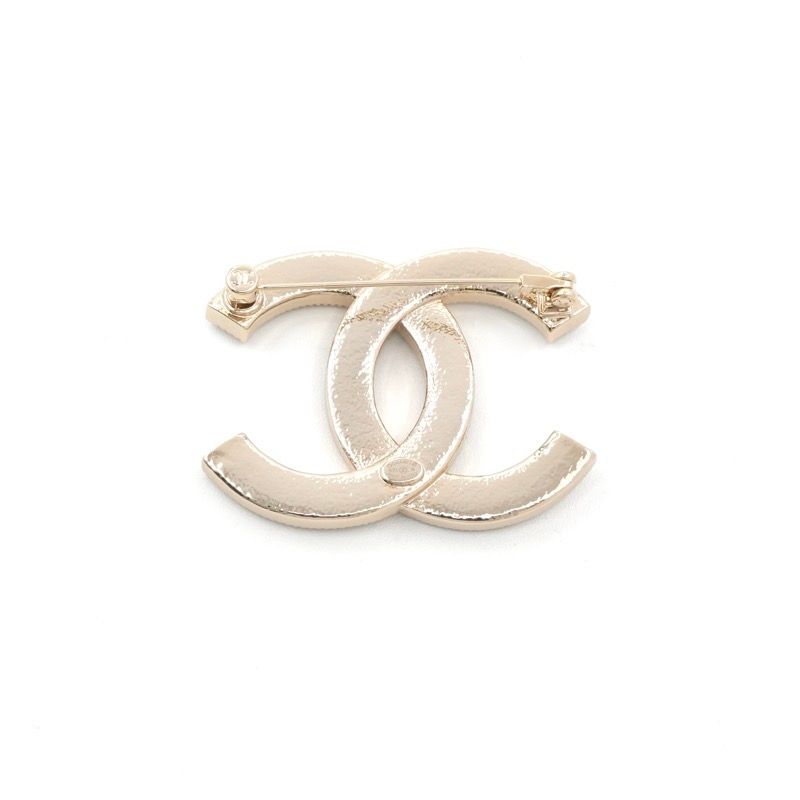 Chanel Brooch Corsage Gold Here Mark Pearl
