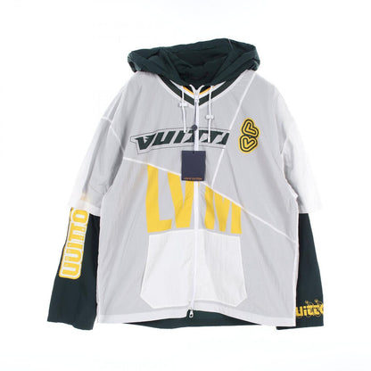 Louis Vuitton Nylon Jacket Patchwork Baseball Zip Parka Nylon Jacket Men'S