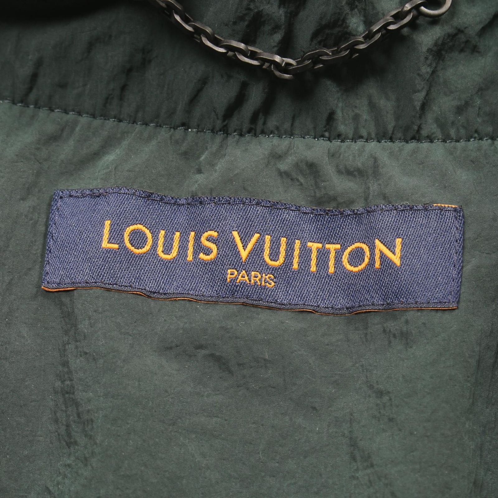 Louis Vuitton Nylon Jacket Patchwork Baseball Zip Parka Nylon Jacket Men'S