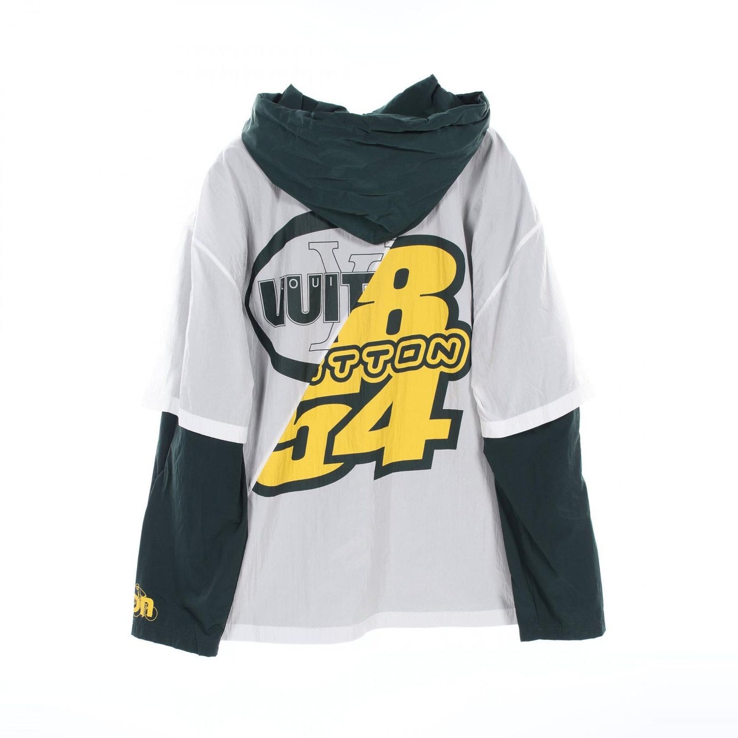 Louis Vuitton Nylon Jacket Patchwork Baseball Zip Parka Nylon Jacket Men'S