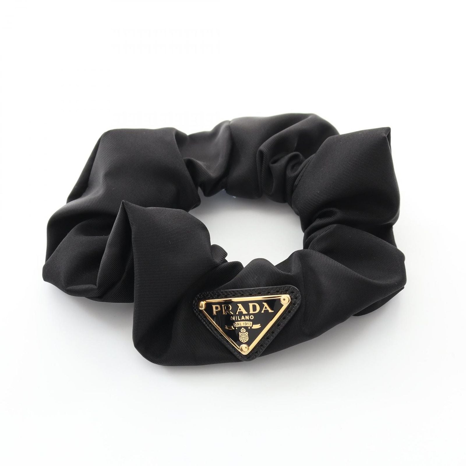 Prada Re-Nylon Scrunchie 1if0152dmif0632 Black Other Scrunchie Ladies New