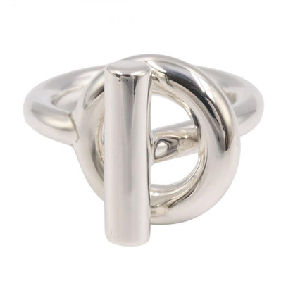 Hermes Ring Echape Mm Ring Silver 925 Echape Mm Ring Ladies Unused