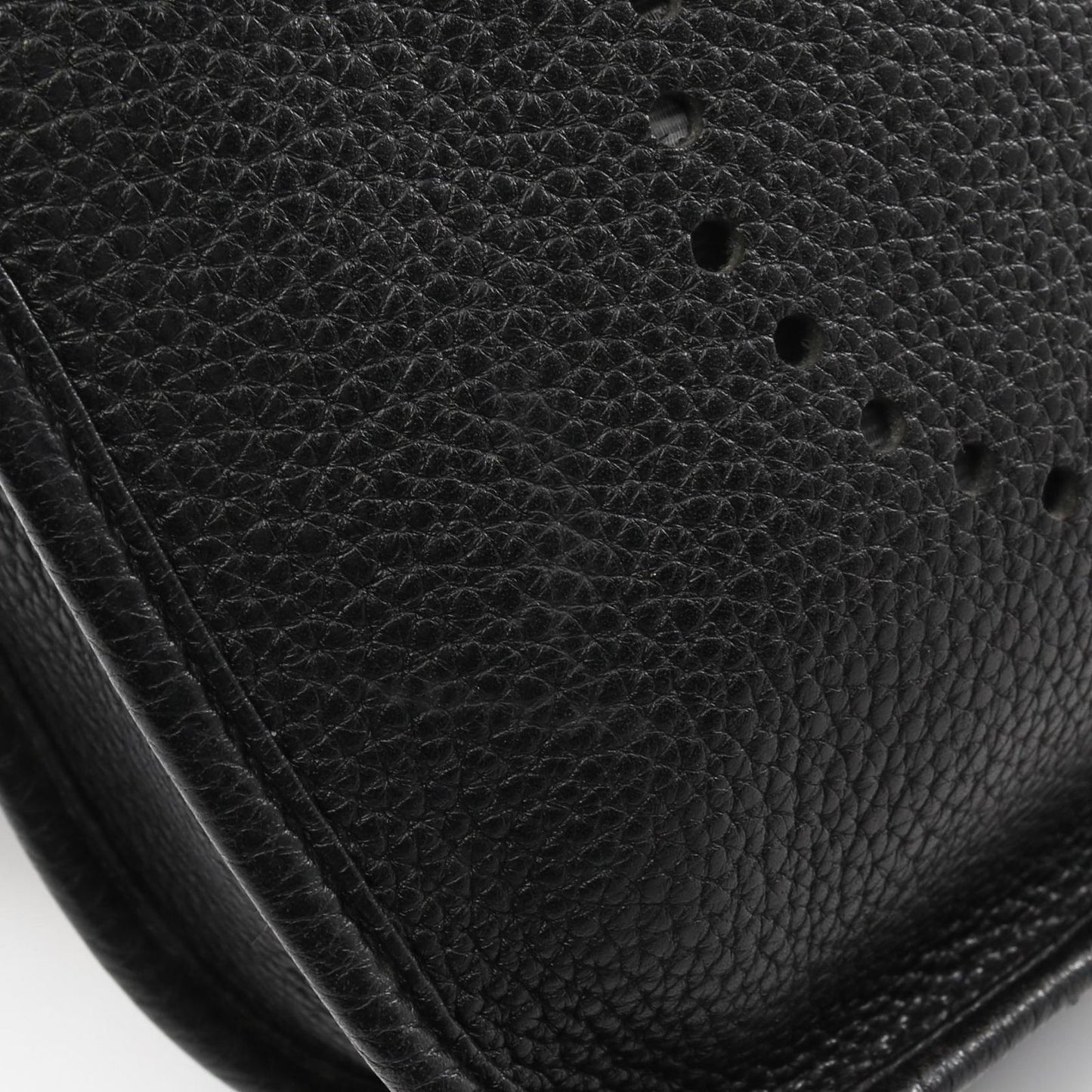 Hermes Shoulder Bag Evelyn 3 Trois Pm Black Leather Evelyn 3pm Black