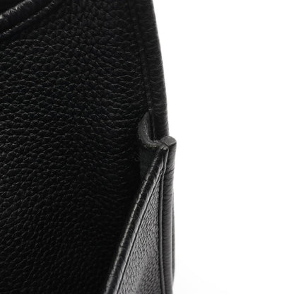 Hermes Shoulder Bag Evelyn 3 Trois Pm Black Leather Evelyn 3pm Black