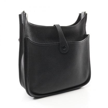Hermes Shoulder Bag Evelyn 3 Trois Pm Black Leather Evelyn 3pm Black