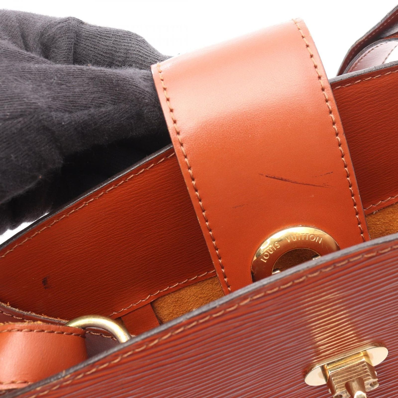 Louis Vuitton Shoulder Bag Cluny M52253 Kenyan Brown Leather Cluny Women'S