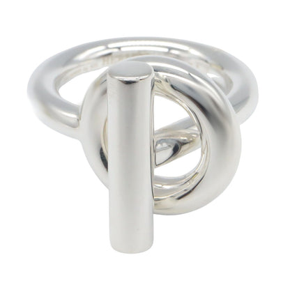 Hermes Ring Echape Gm Ring Silver 925 Echape Gm Ring Unisex a