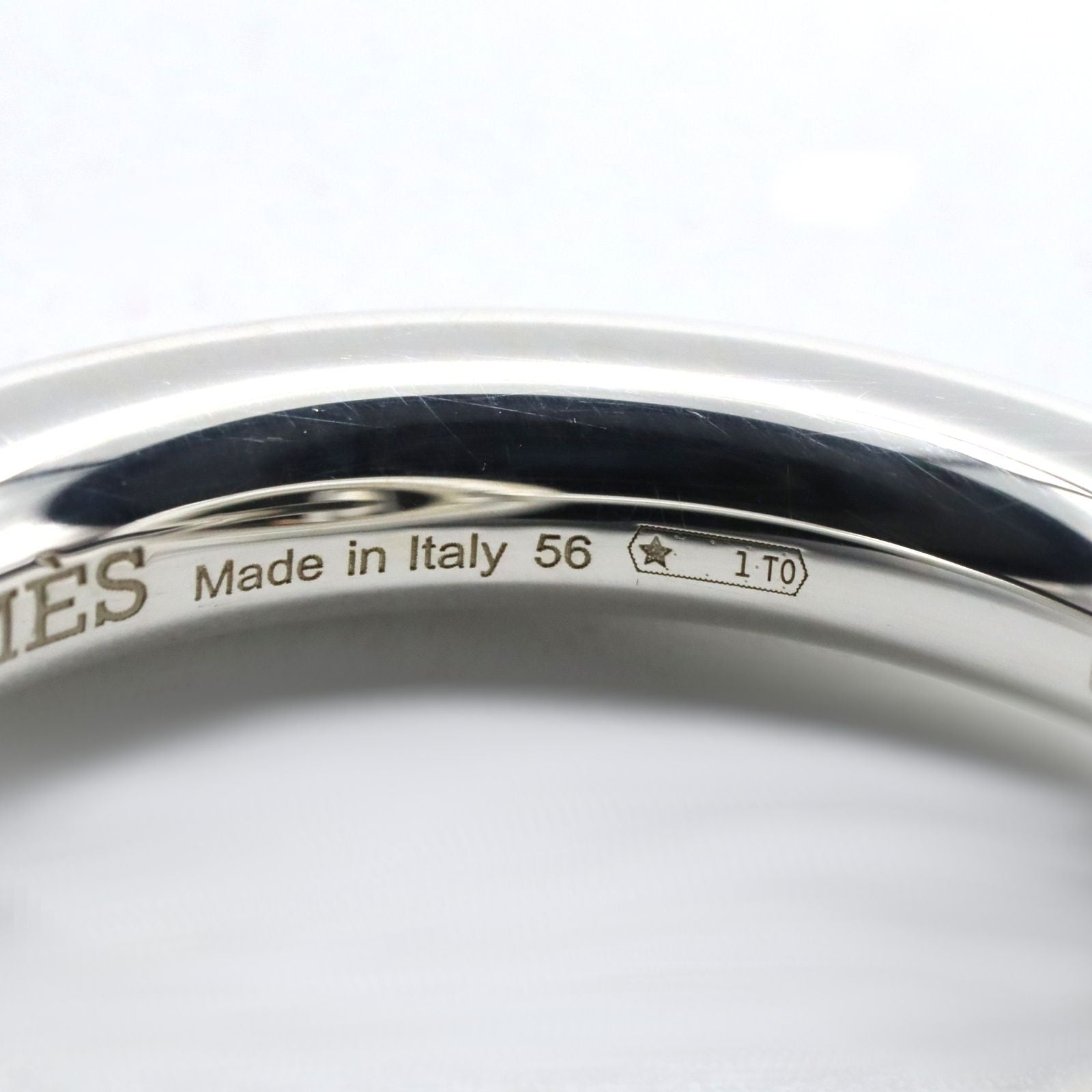 Hermes Ring Echape Gm Ring Silver 925 Echape Gm Ring Unisex a