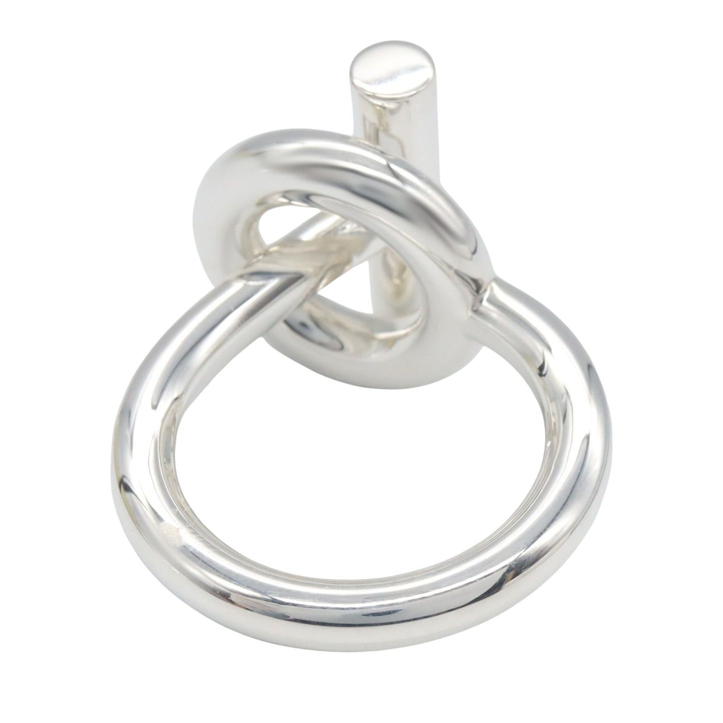 Hermes Ring Echape Gm Ring Silver 925 Echape Gm Ring Unisex a