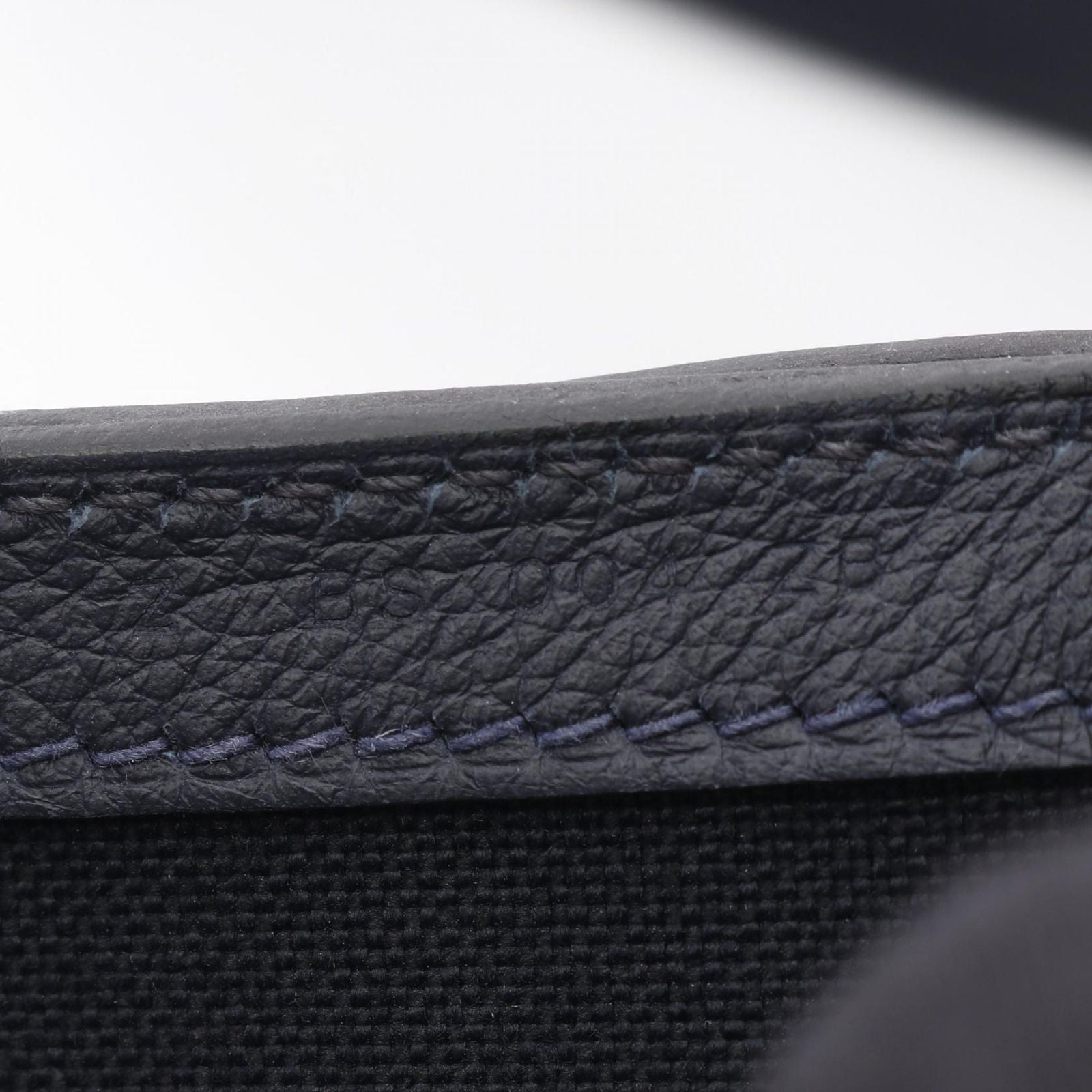 Hermes Shoulder Bag Steve Wright Junior Blue Nuit Leather Steve Wright Junior