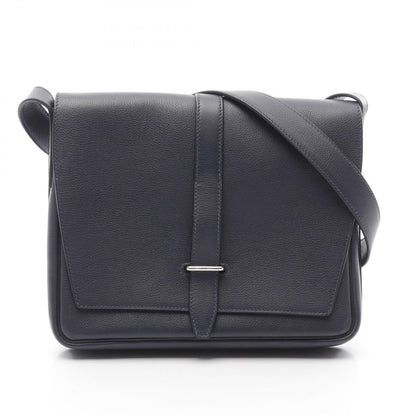 Hermes Shoulder Bag Steve Wright Junior Blue Nuit Leather Steve Wright Junior