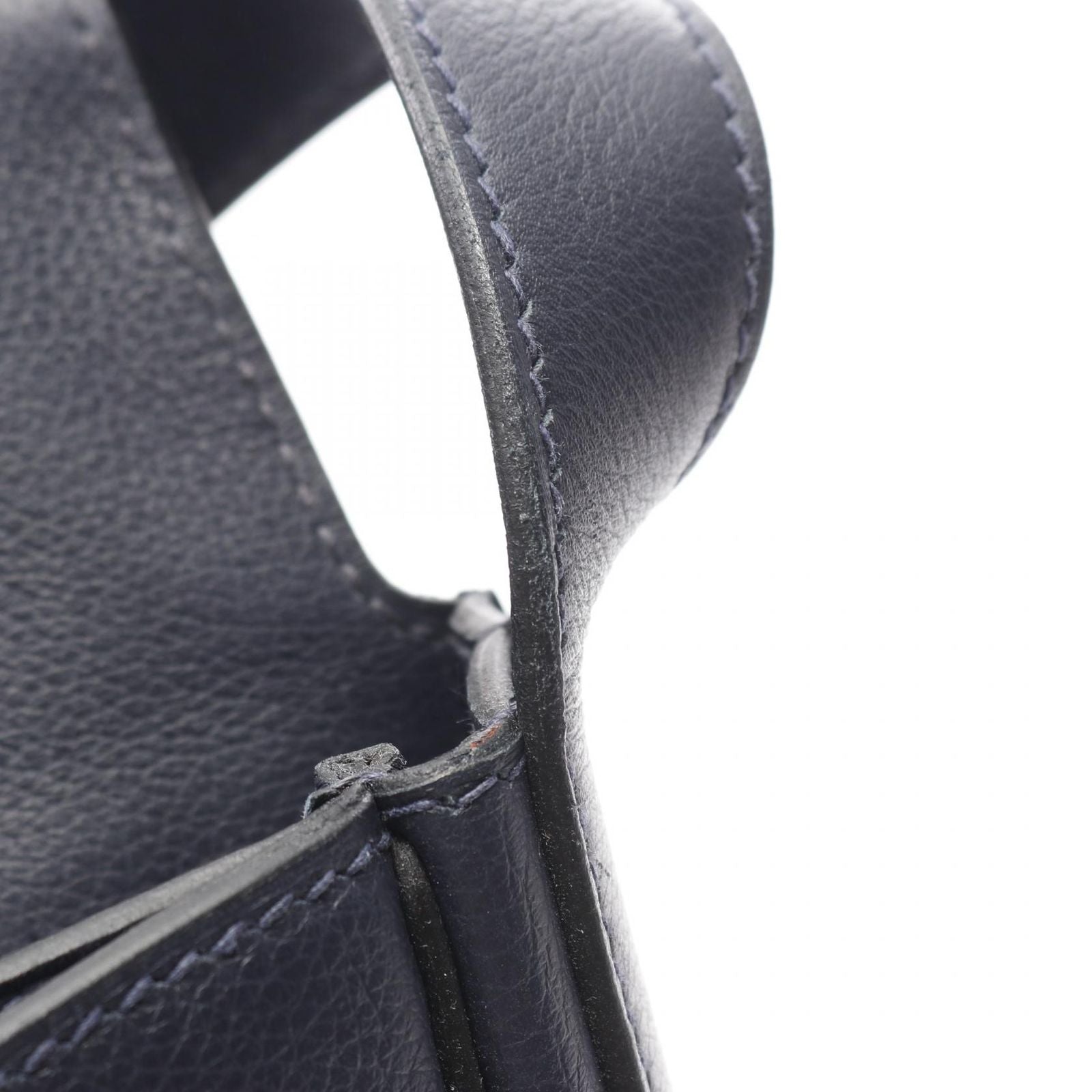 Hermes Shoulder Bag Steve Wright Junior Blue Nuit Leather Steve Wright Junior