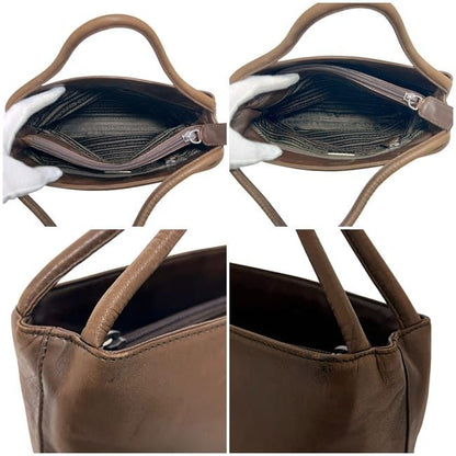 Prada Handbag Brown Bruciato B6263 Top Handle