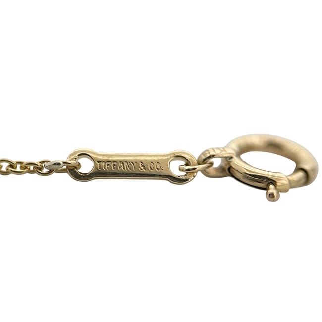 Tiffany & Co Necklace Yellow Gold Yg Elsa Peretti