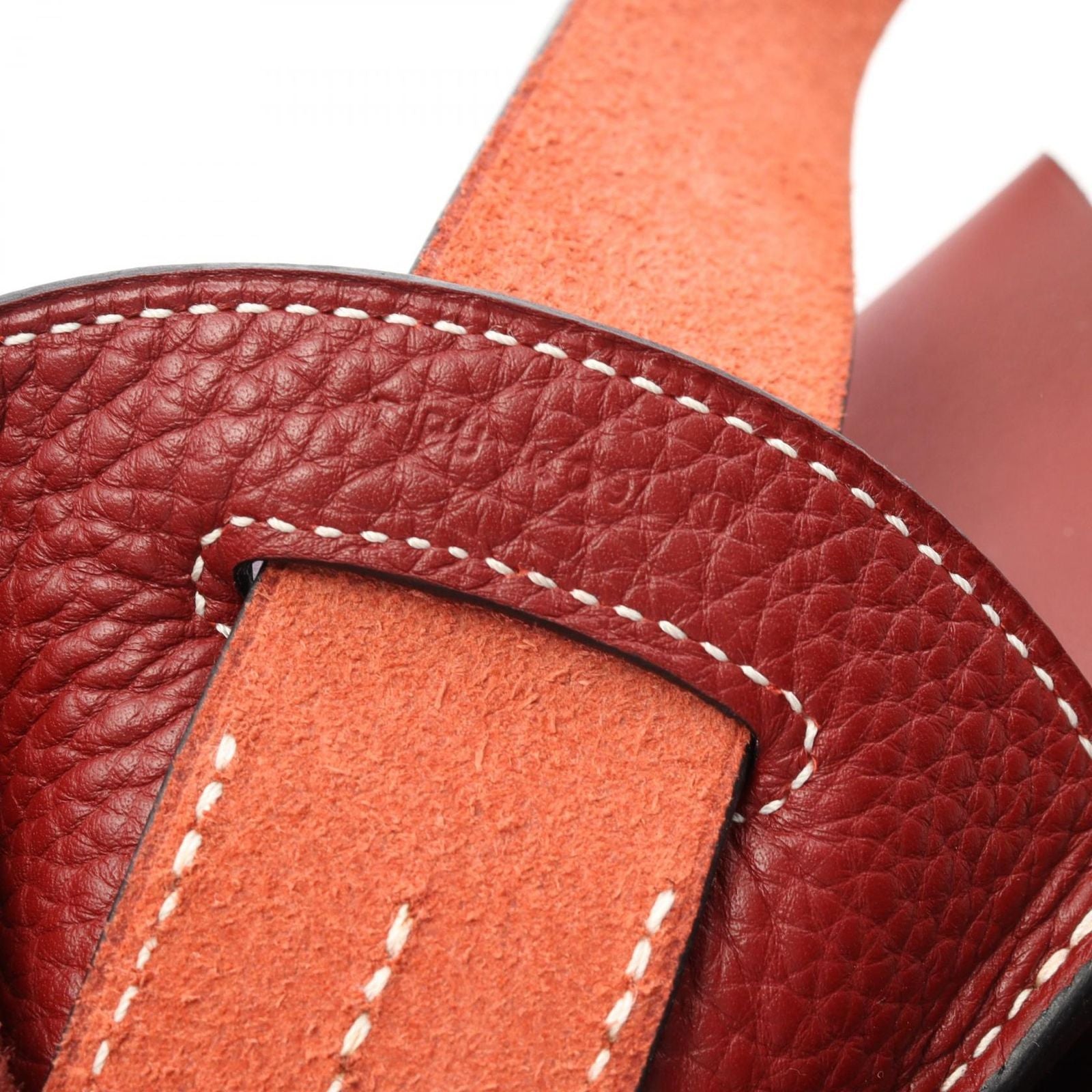 Hermes Shoulder Bag Villevolt Rouge Calf (Cowhide) Villevolt Rouge Ash Ladies