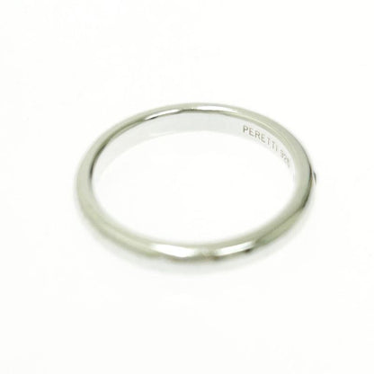 Tiffany & Co Silver Stacking Band 1p Ring 2.5g Blue 925 Engraved 511428 Ring