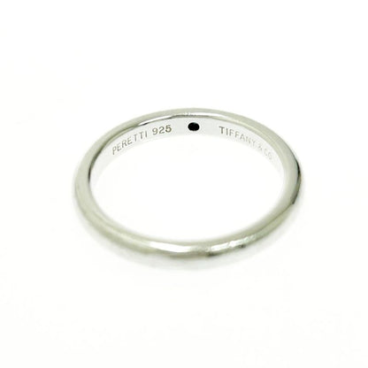 Tiffany & Co Silver Stacking Band 1p Ring 2.5g Blue 925 Engraved 511428 Ring