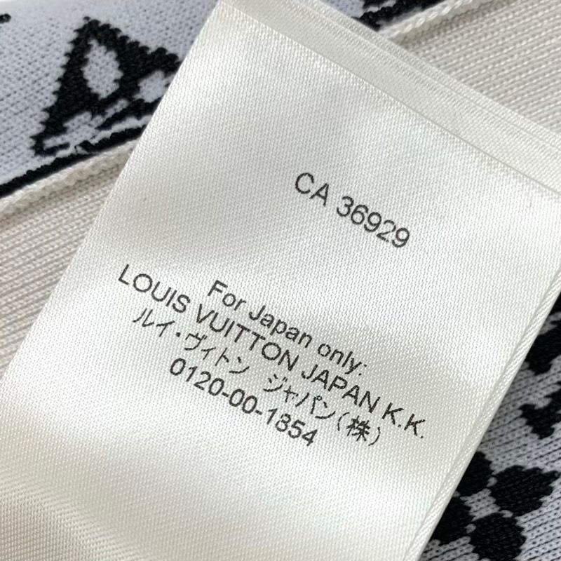 Louis Vuitton Monogram Dress Black Long Fuchsia Accent Sporty Knit