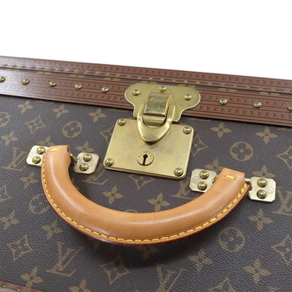 Louis Vuitton Monogram Alzer 80 Trunk Case Bag Brown