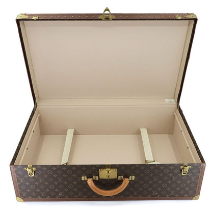 Louis Vuitton Monogram Alzer 80 Trunk Case Bag Brown