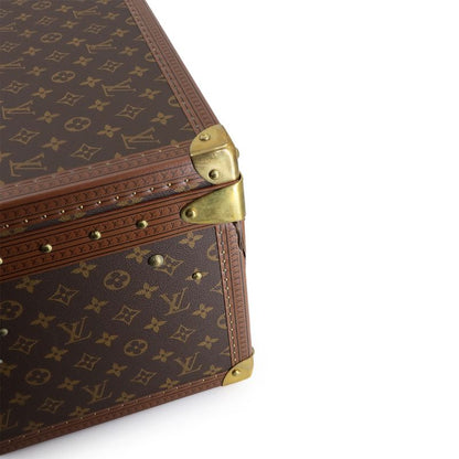 Louis Vuitton Monogram Alzer 80 Trunk Case Bag Brown