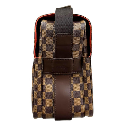 Louis Vuitton Naviglio Damier Shoulder Bag Damier Canvas N45255 Brown Unisex