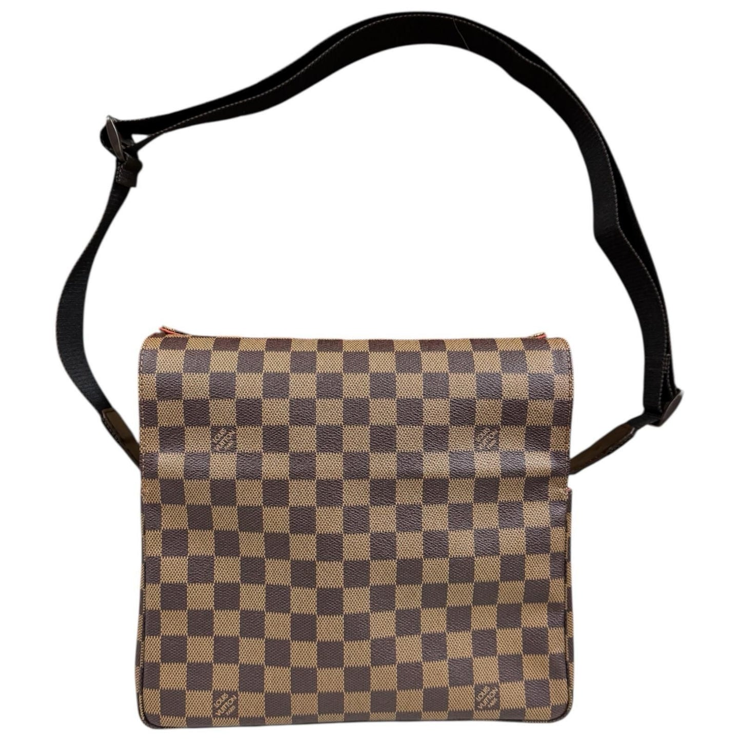Louis Vuitton Naviglio Damier Shoulder Bag Damier Canvas N45255 Brown Unisex