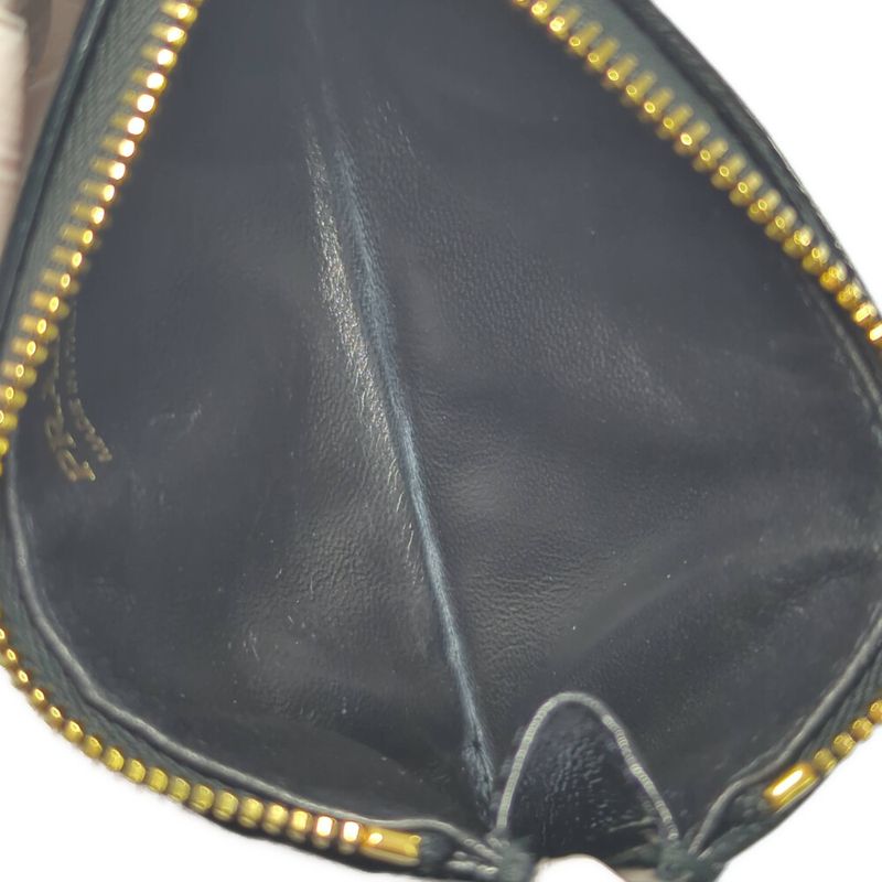 Prada Coin Case Coin Purse Wallet Pass Case 1mc086 Black Gift Anniversary B