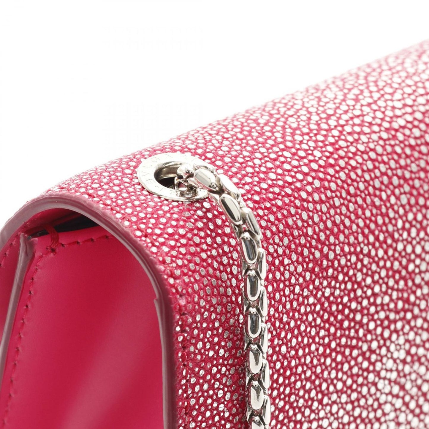 Bvlgari Shoulder Bag Serpenti Forever Pink/silver Others Serpenti