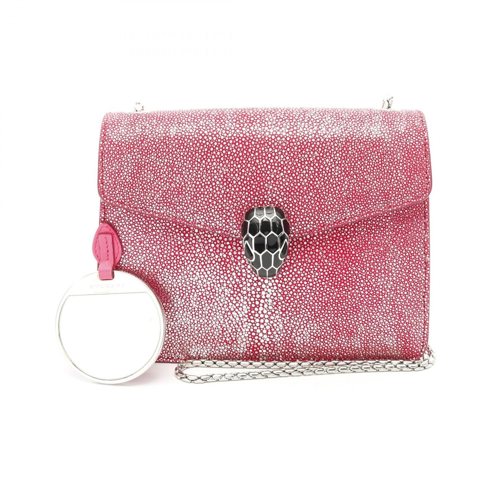 Bvlgari Shoulder Bag Serpenti Forever Pink/silver Others Serpenti