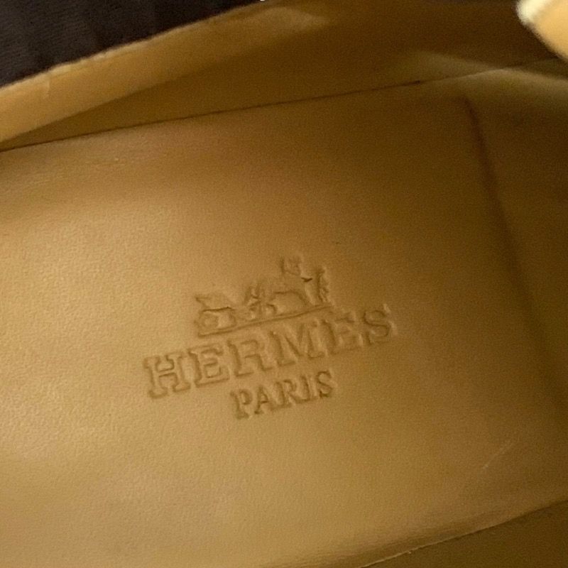 Hermes Boots Short Boots Shoes Leather Fabric Camel Brown Sock Boots