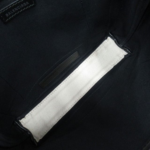 Balenciaga "cabas" Cabas Su XS 2way Shoulder Hand Bag Canvas Leather Logo