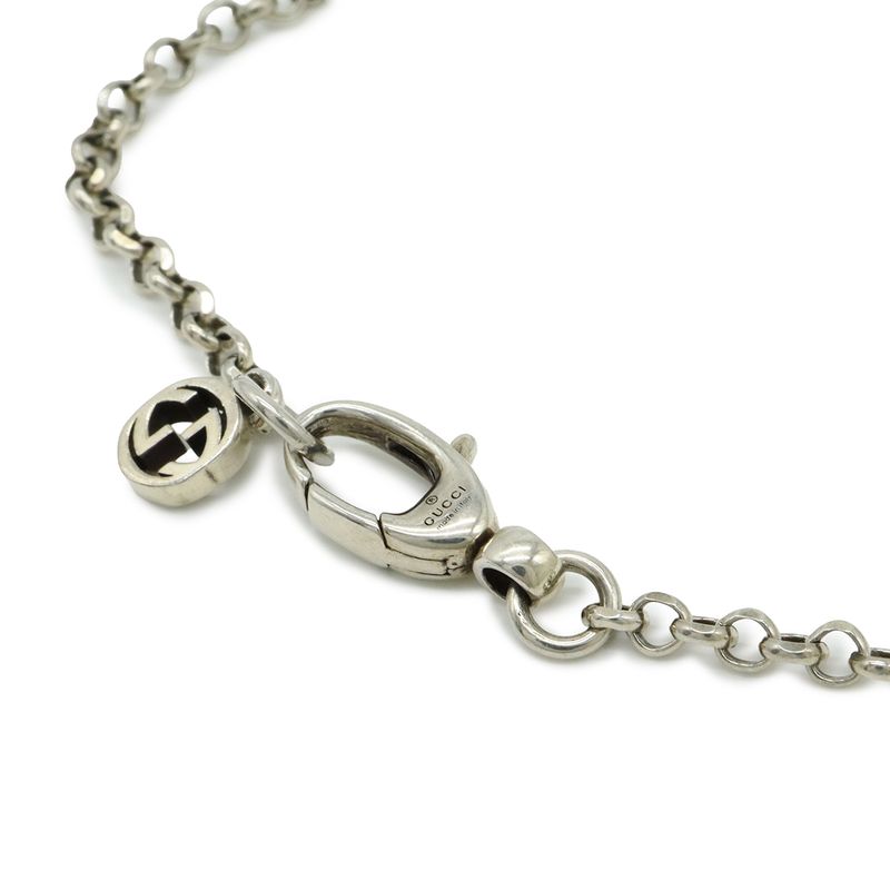 Gucci Double G Key Bracelet Chain Arabesque Ag925 Sv925 Silver #17